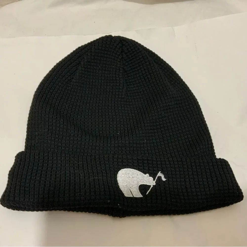 Ahead Authentic Beanie hat black white